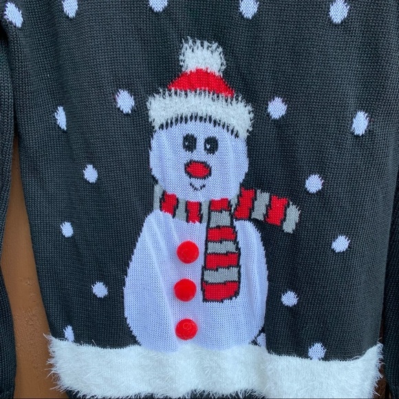 Mesh & Lace | NWT Size Small Snowman Ugly Christmas Sweater - Picture 6 of 16